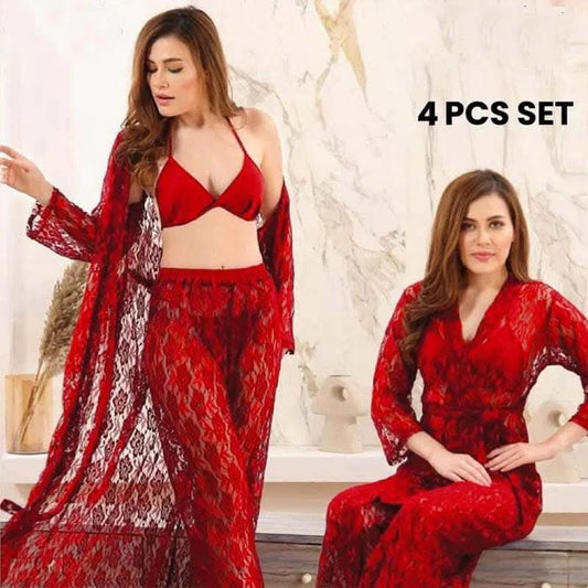 4 Piece Night Dress
