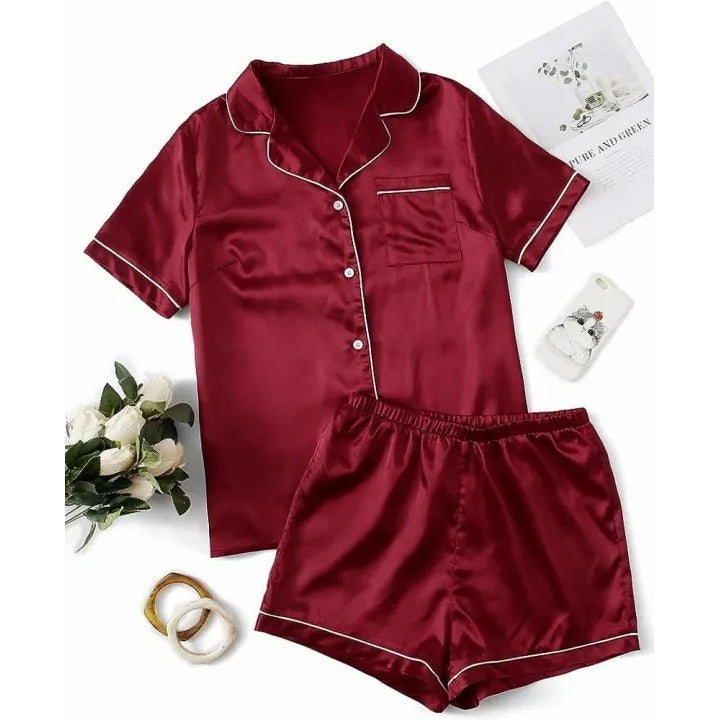 Hot Silk Short Nighty