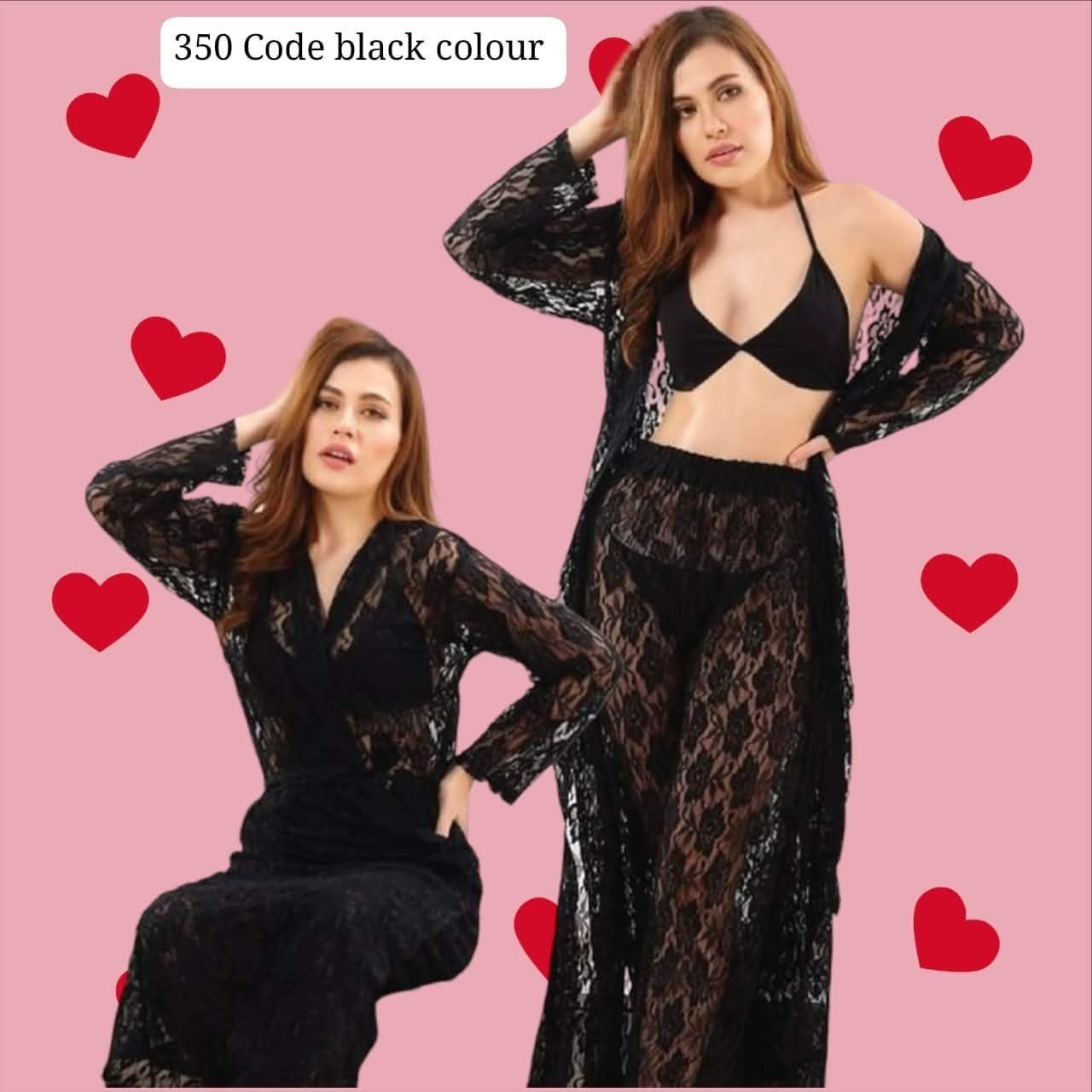 4 Piece Night Dress