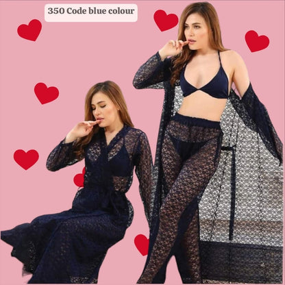 4 Piece Night Dress