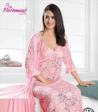 4 Piece Night Dress