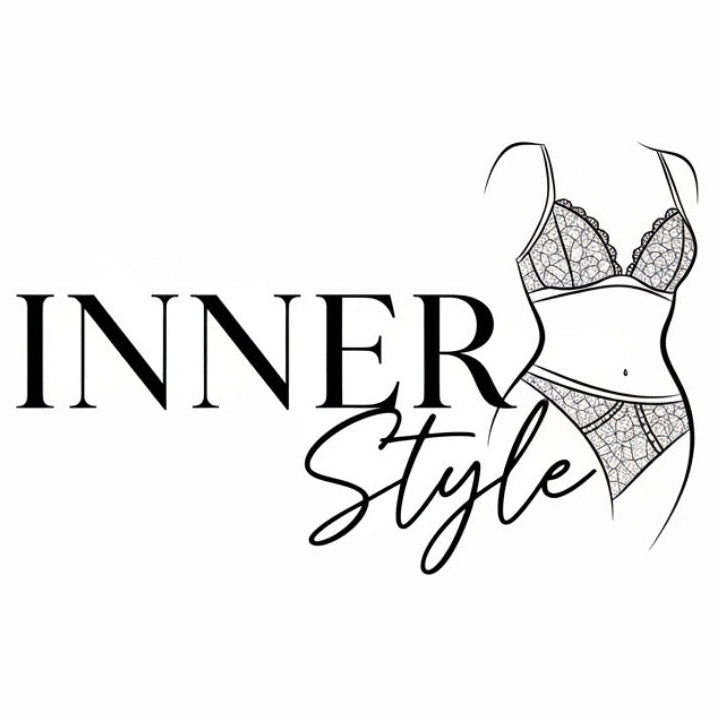 Logo of 'Inner Style' with lingerie illustration on a white background