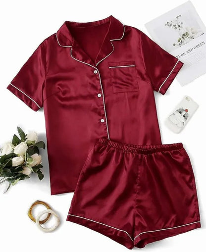 Hot Silk Short Nighty